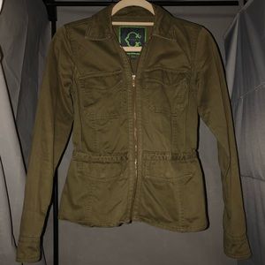 Green army coat